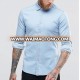 Skinny Denim Shirt In Bleach Wash With Long Sleeves shirts for man QR-3003